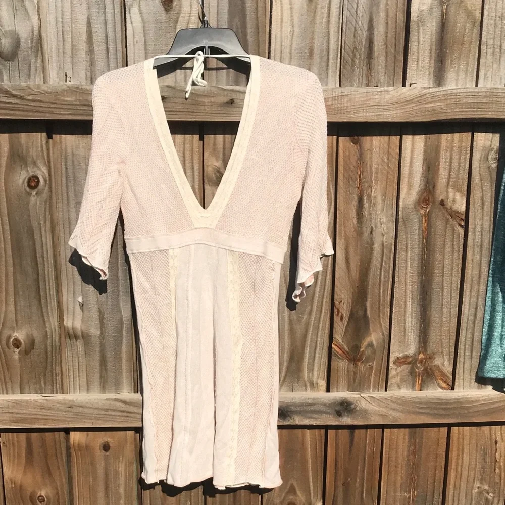 Free People Retro Dress Mini Pretty Girly Boho Western Country Girl Deadstock